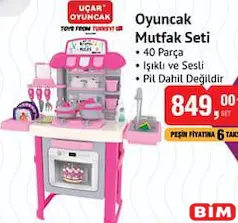 UÇAR OYUNCAK MUTFAK SETİ 40 PARÇA